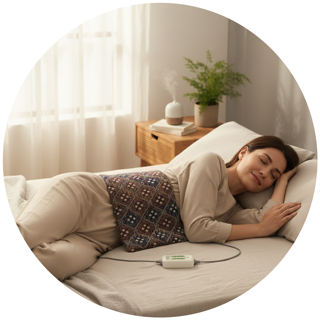 تشکچه برقی با نمک دریا